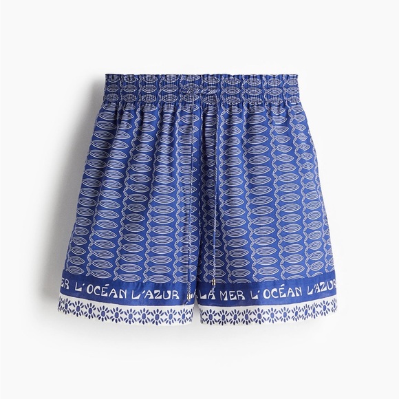 H&M Printed Drawstring Shorts - NWT - Picture 2 of 6